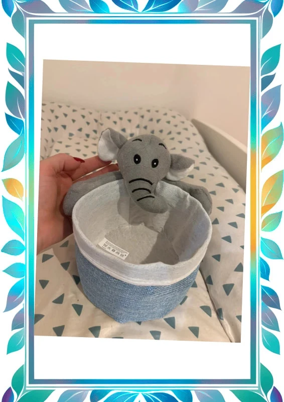 Opbergmand voor kinderen olifant – photo 3